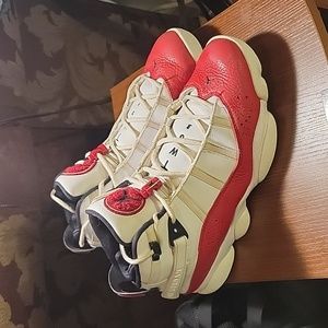 Jordan 6 Rings 'White/University Red'